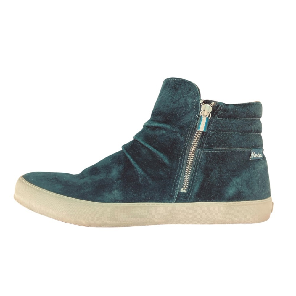 Keds Midtown Zip Suede Black Sneakers Booties (Size 10) - Picture 8 of 16